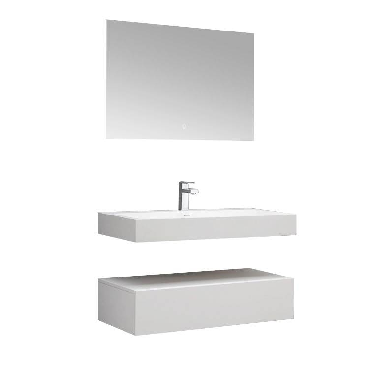 StoneArt Bathroom furniture set LP4510 /white/100x48cm/glossy