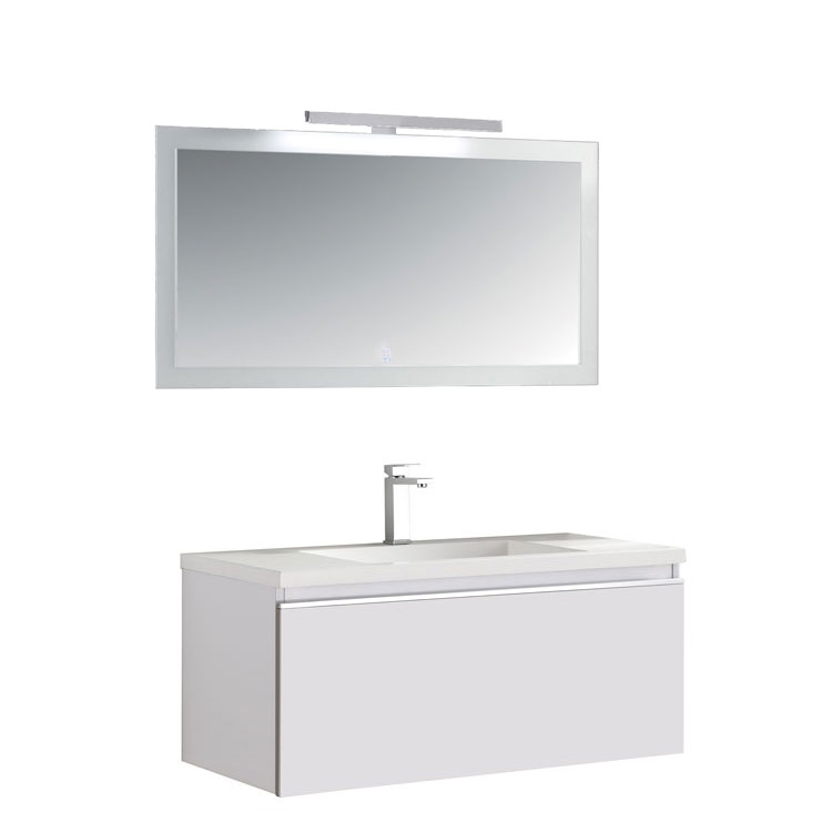 StoneArt Bathroom furniture set Milano ME-1000 white 100x45