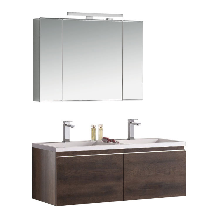 StoneArt Bathroom furniture set Milano ME-1200-1 dark oak 120x45