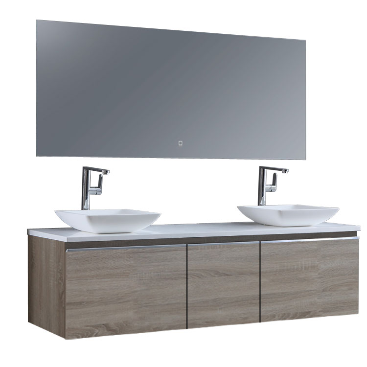 StoneArt Bathroom furniture set Milano ME-1600pro-2 light oak 160x45