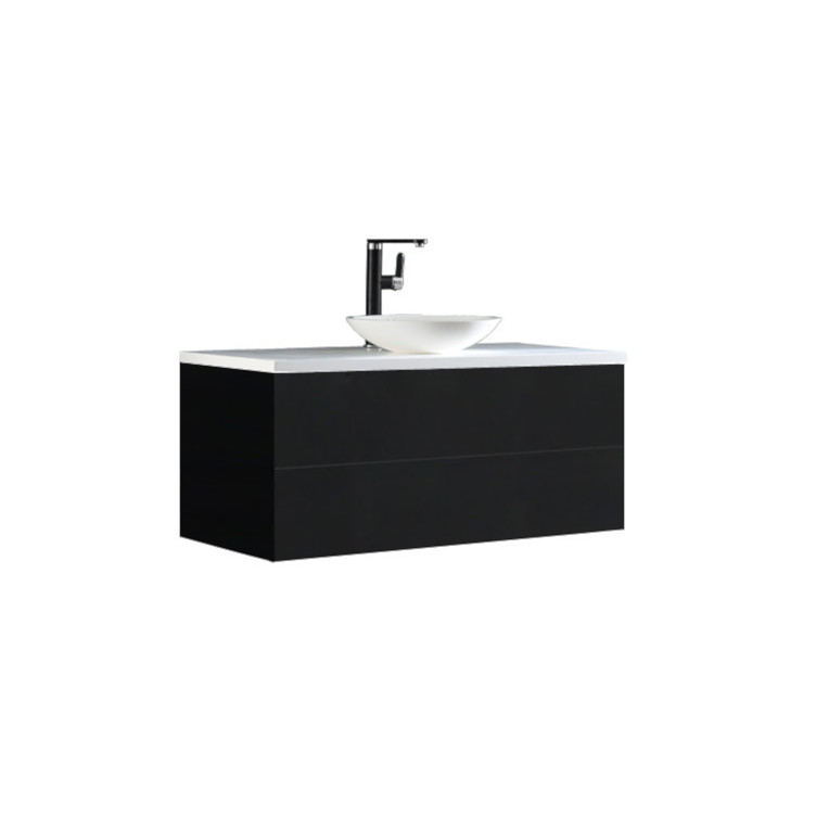 StoneArt Bathroom furniture Brugge BU-1001pro-4 dark gray 100x50