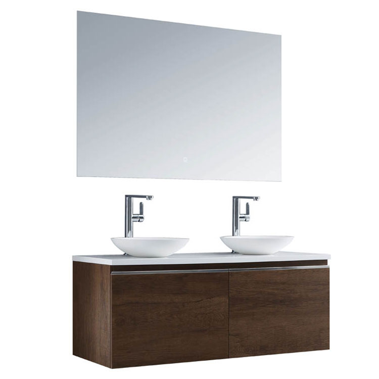 StoneArt Bathroom furniture set Milano ME-1200pro-4 dark oak 120x45
