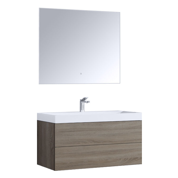 StoneArt Bathroom furniture set Brugge BU-1001 light oak 100x56
