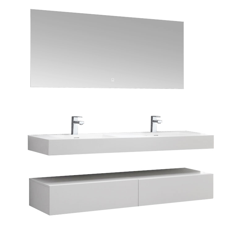 StoneArt Bathroom furniture set LP4516 /white/160x48cm/glossy