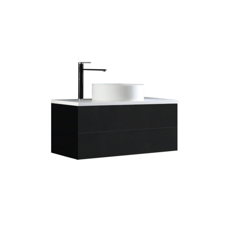 StoneArt Bathroom furniture Brugge BU-1001pro-6 dark gray 100x50