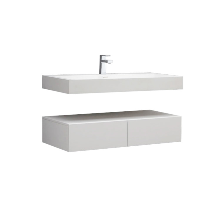 StoneArt Bathroom furniture LP4512 white 120x48cm glossy
