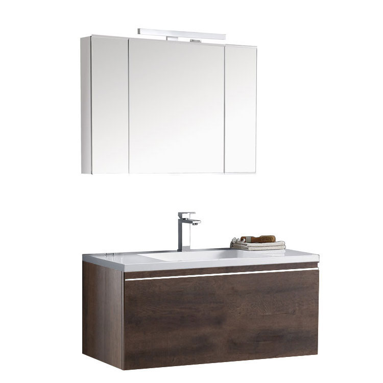 StoneArt Bathroom furniture set Milano ME-1000-1 dark oak 100x45