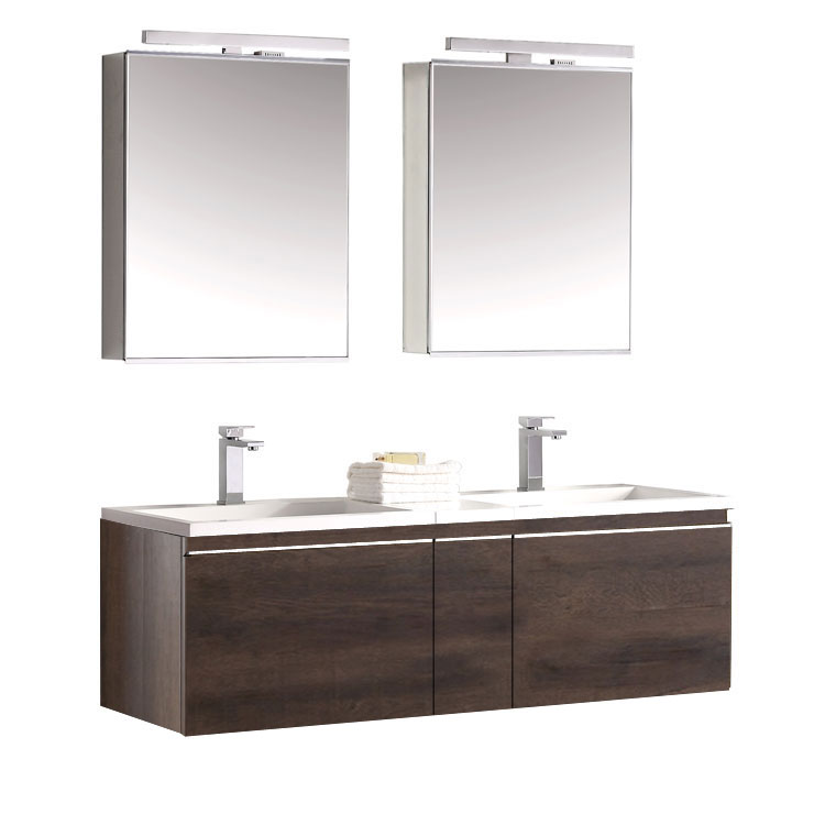 StoneArt Bathroom furniture set Milano ME-1400-1 dark oak 140x45