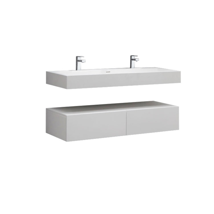 StoneArt Bathroom furniture LP4512-1 white 120x48cm matt