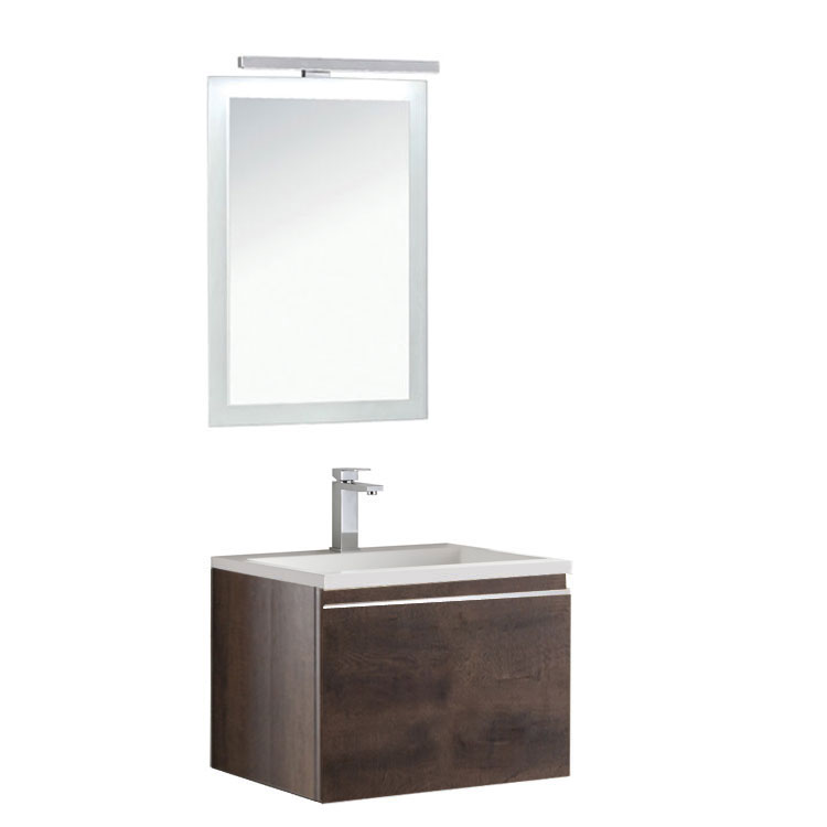 StoneArt Bathroom furniture set Milano ME-0600 dark oak 60x45