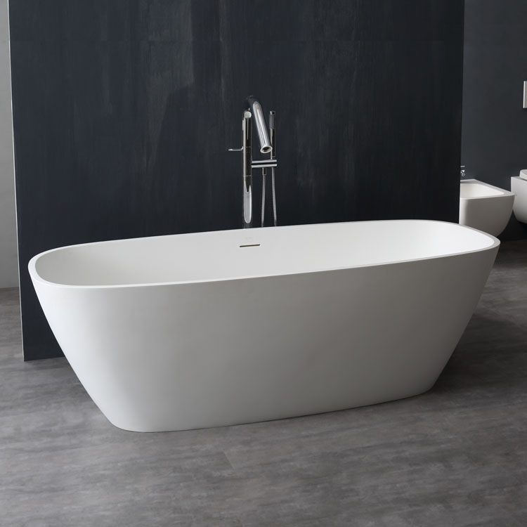 StoneArt bathtub free standing BS-528 , white,175x75, matt