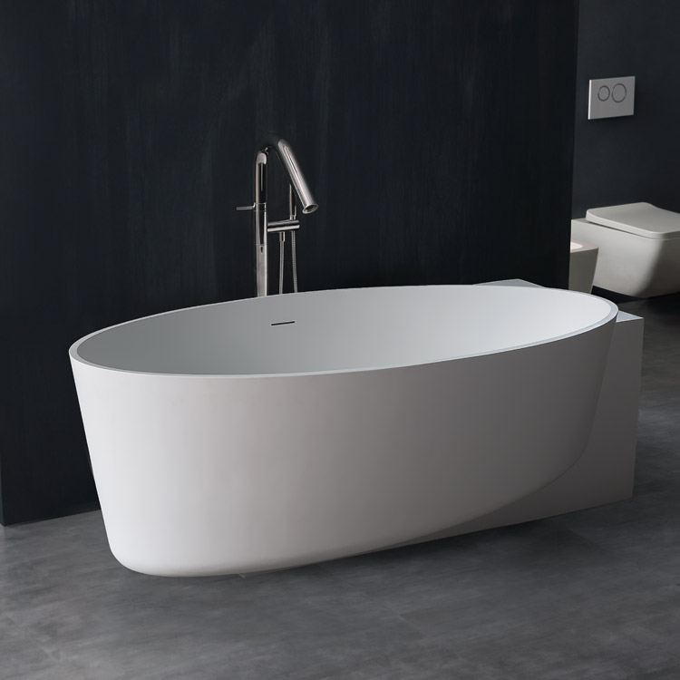 StoneArt Bathtub freestanding BS-550 white 170x93 matt