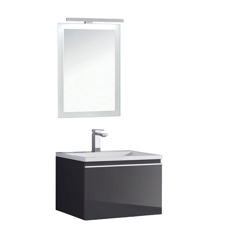 StoneArt Bathroom furniture set Milano ME-0600 dark gray 60x45