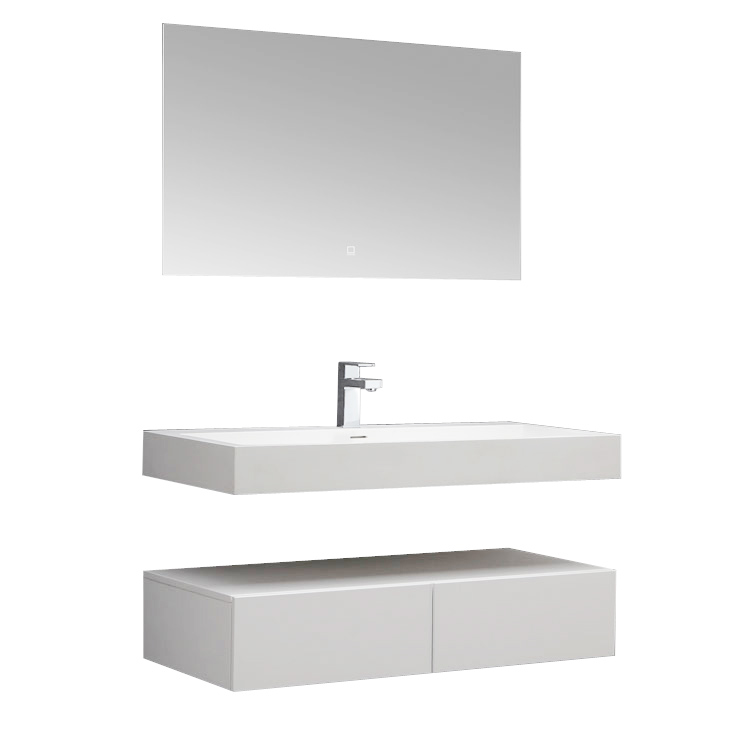 StoneArt Bathroom furniture set LP4512 /white/120x48cm/glossy
