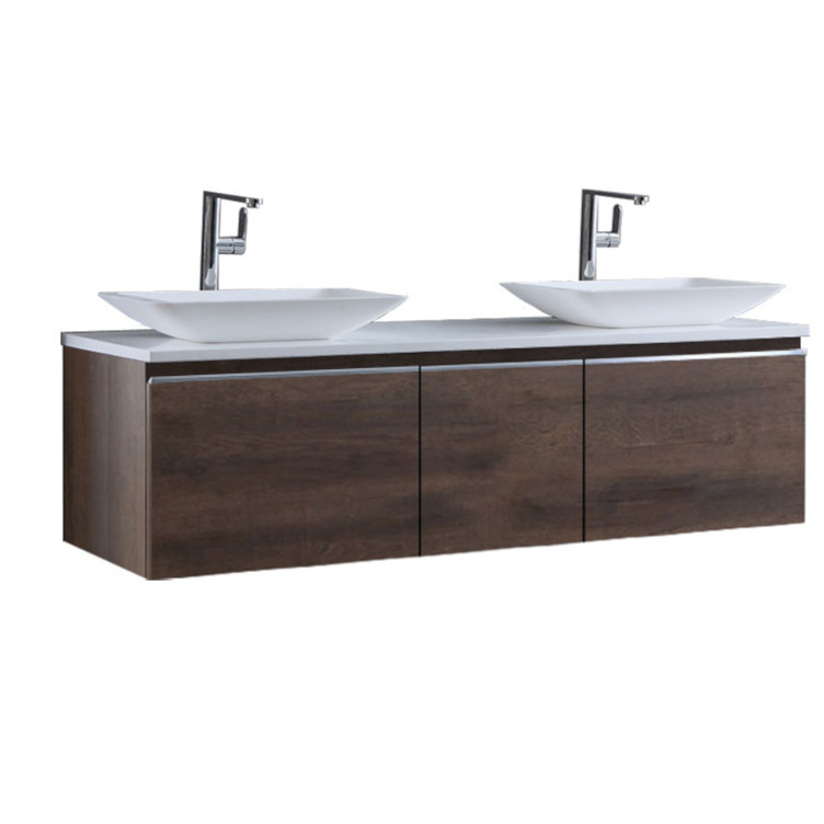 StoneArt Bathroom furniture Milano ME-1600pro-1 dark oak 160x45