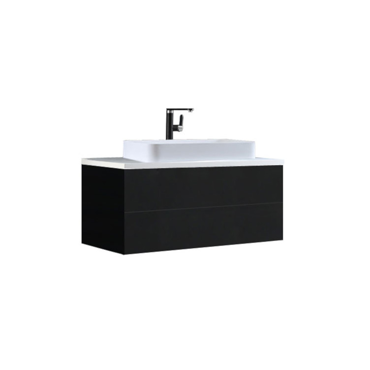 StoneArt Bathroom furniture Brugge BU-1001pro-5 dark gray 100x50