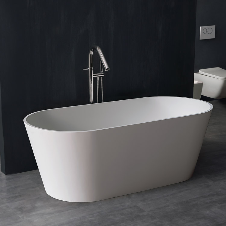 StoneArt Bathtub freestanding BS-553 white 165x75 matt