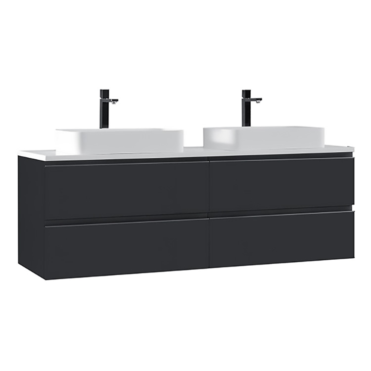 StoneArt Bathroom furniture Monte Carlo MC-1600pro-5 dark gray 160x52