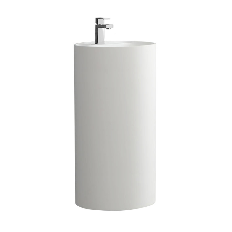 StoneArt freestanding basin LZ513 , white,45x45cm, glossy