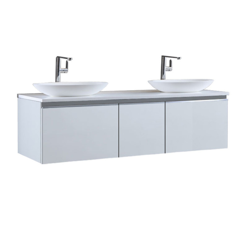 StoneArt Bathroom furniture Milano ME-1600pro-3 white 160x45