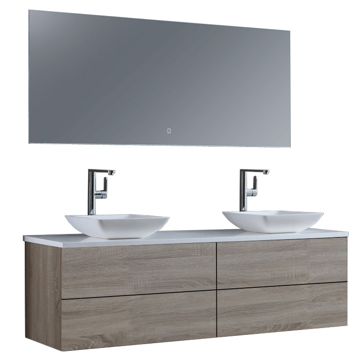 StoneArt Bathroom furniture set Brugge BU-1601pro-2 light oak 160x50