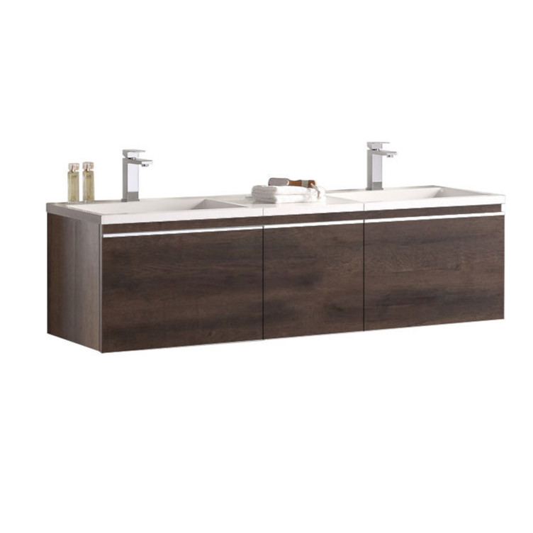 StoneArt Bathroom furniture Milano ME-1600 dark oak 160x45