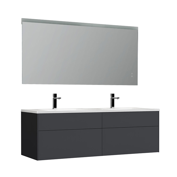 StoneArt Bathroom furniture set Venice VE-1600-II dark gray 160x52