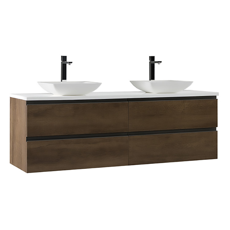StoneArt Bathroom furniture Monte Carlo MC-1600pro-2 dark oak 160x52