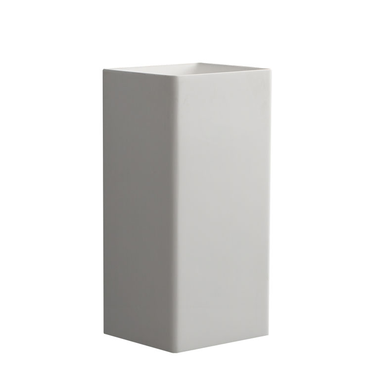 StoneArt freestanding basin LZ507 , white,40x40cm, matt