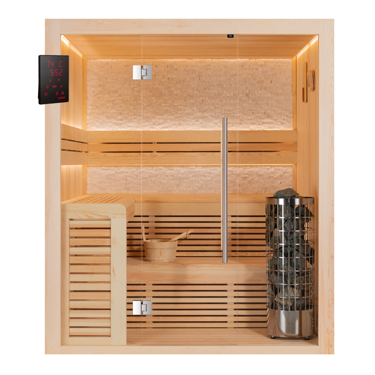 AWT Sauna E1812C pine wood 180x160 9kW Cilindro