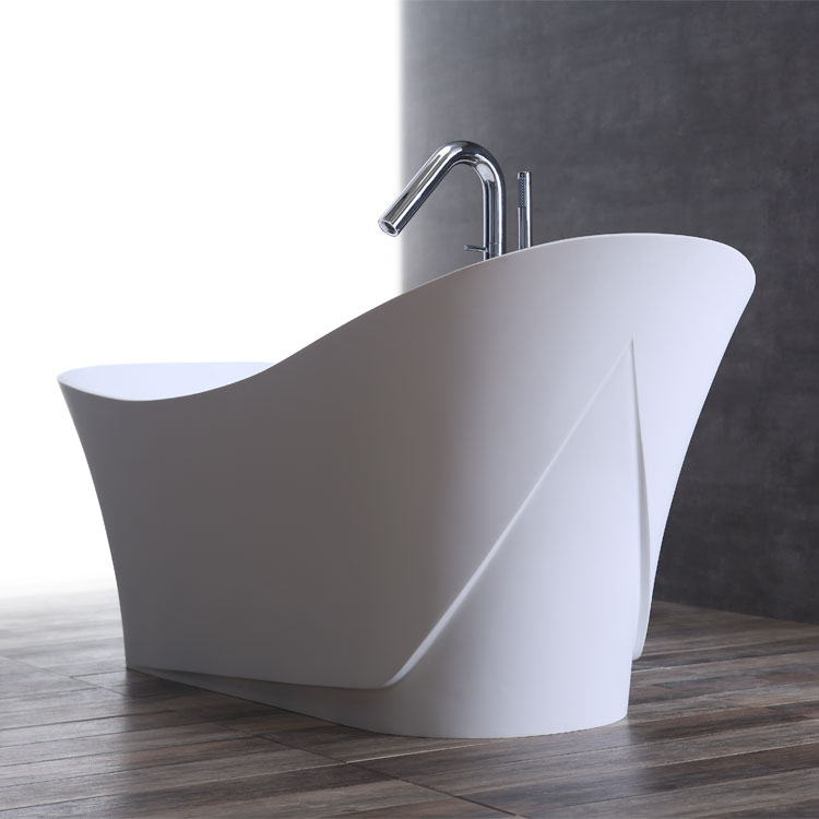 StoneArt bathtub free standing BS-501 , white,165x74, glossy
