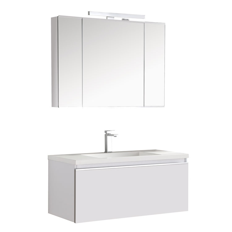 StoneArt Bathroom furniture set Milano ME-1000-1 white 100x45