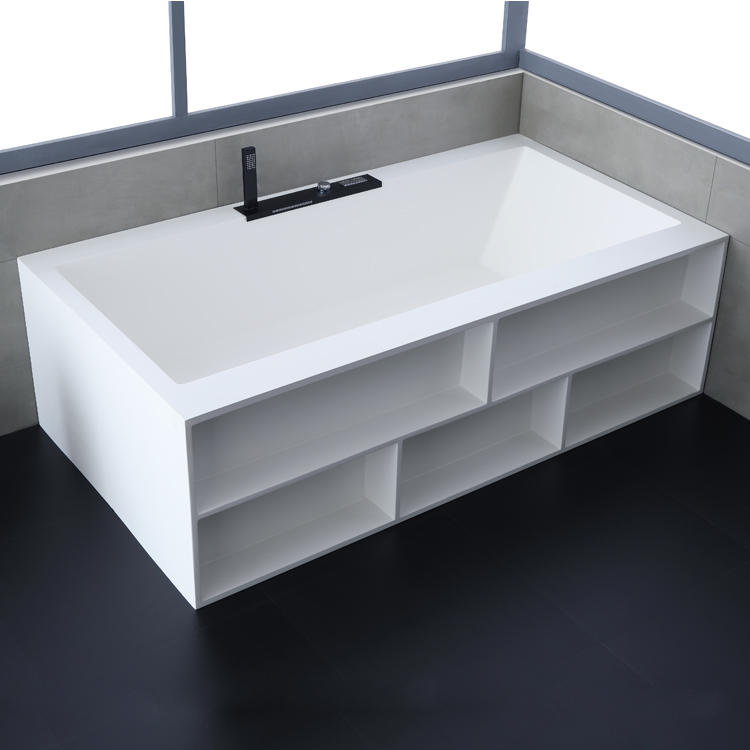 StoneArt Bathtub freestanding BS-535 white 188x100 mat