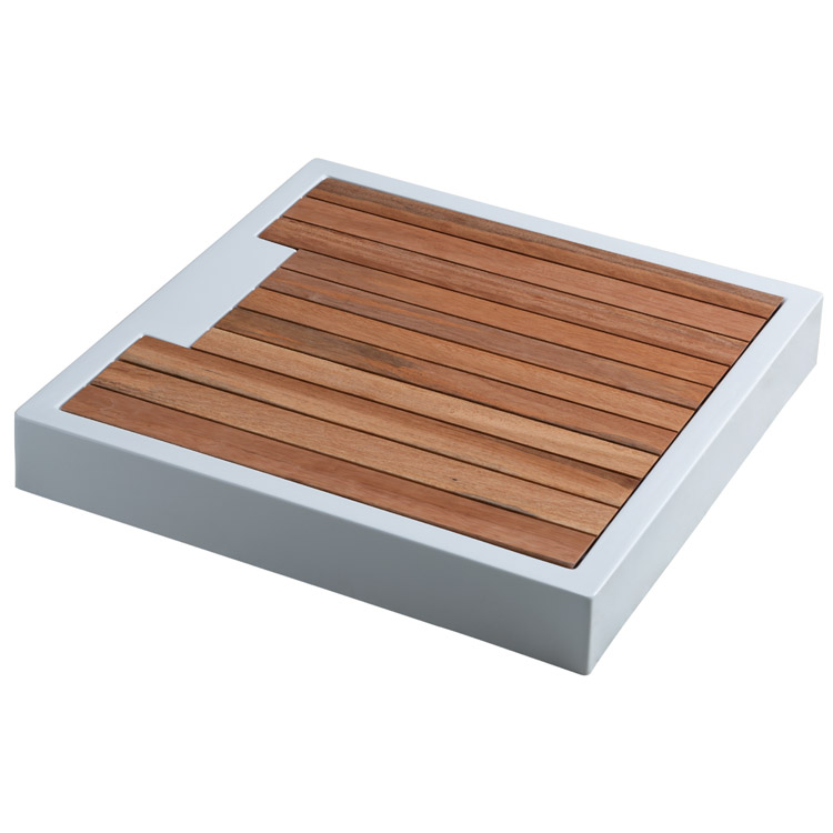 EAGO steam room tray D008, size: 900x900x140mm square