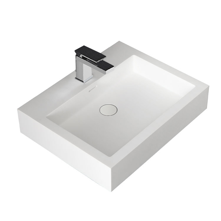 StoneArt basin LP4506 (artifactal stone) , white,60x48, glossy