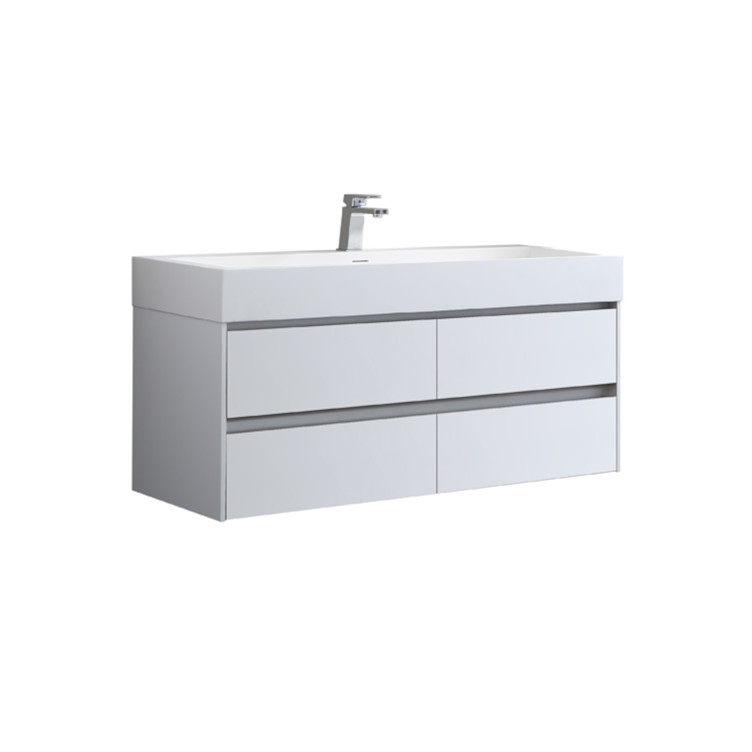 StoneArt Bathroom furniture Milan ML-1200 white glossy 120x48
