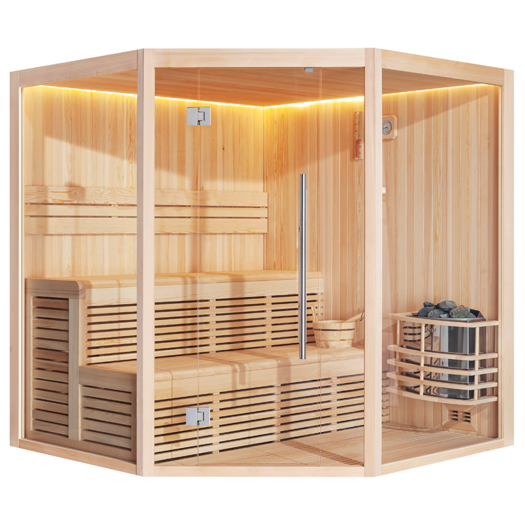 AWT sauna 1801XL , pine,200x200,ohne saunaofen