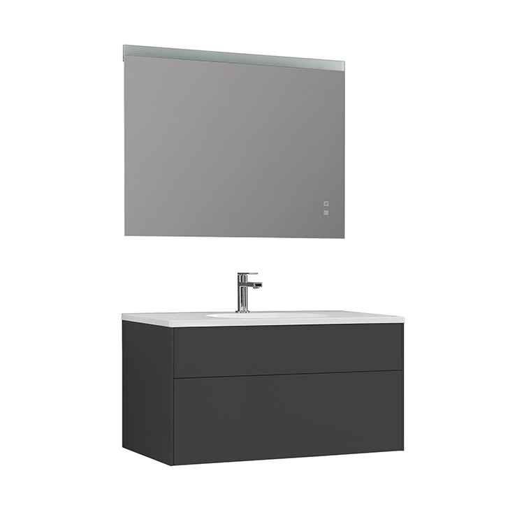 StoneArt Bathroom furniture set Venice VE-1000-I dark gray 100x52