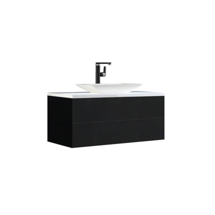 StoneArt Bathroom furniture Brugge BU-1001pro-1 dark gray 100x50