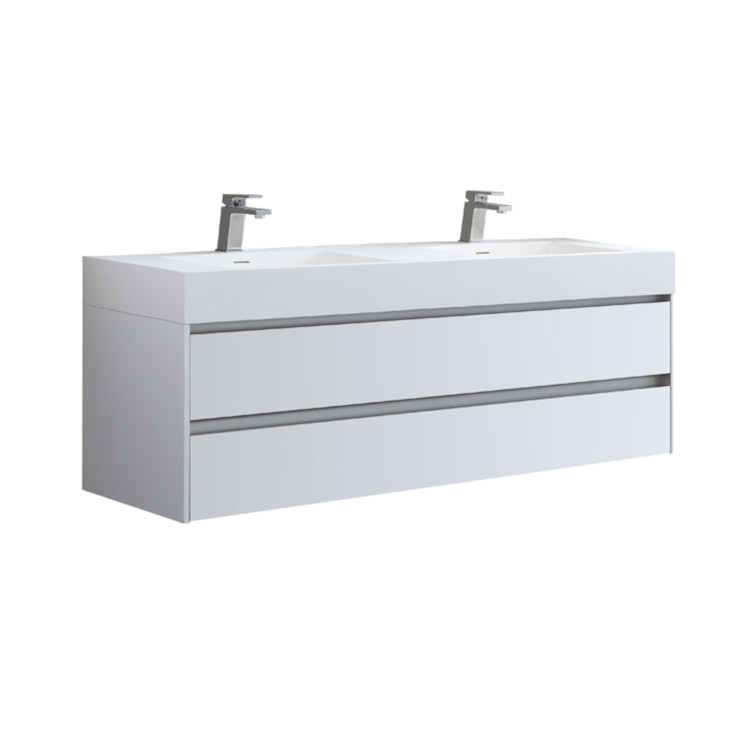 StoneArt Bathroom furniture Milan ML-1600 white glossy 160x48