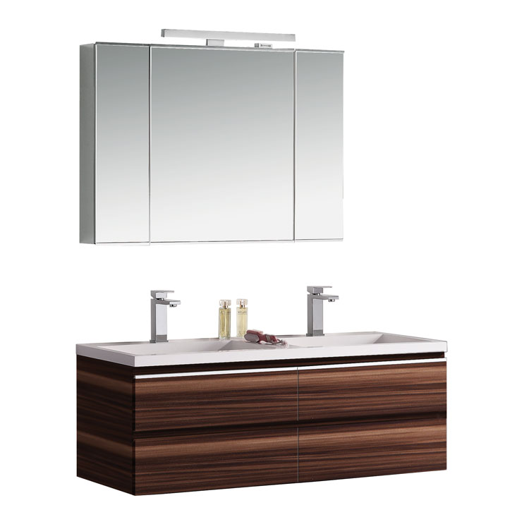 StoneArt Bathroom furniture set Milano ME-1200-1 brown 120x45