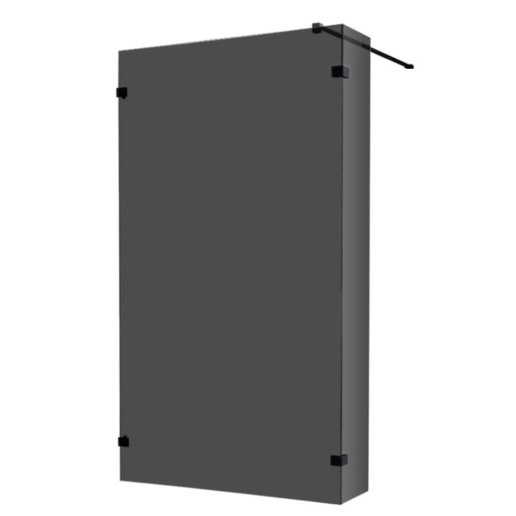 AWT shower wall LY1201-B , black,120x210