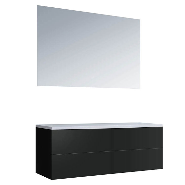 StoneArt Bathroom furniture set Brugge BU-1201pro dark gray 120x50