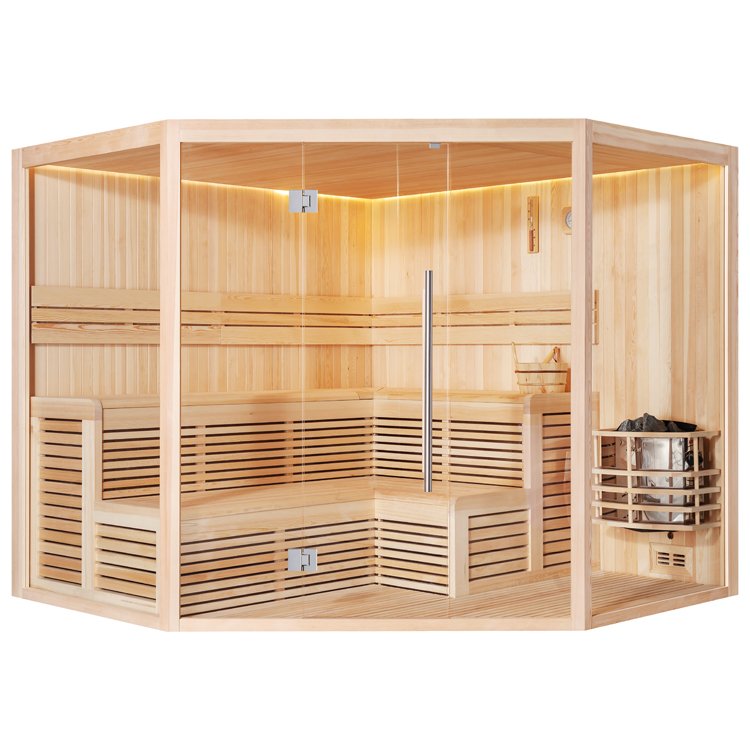 AWT sauna 1806XL , pine,240x240,ohne saunaofen