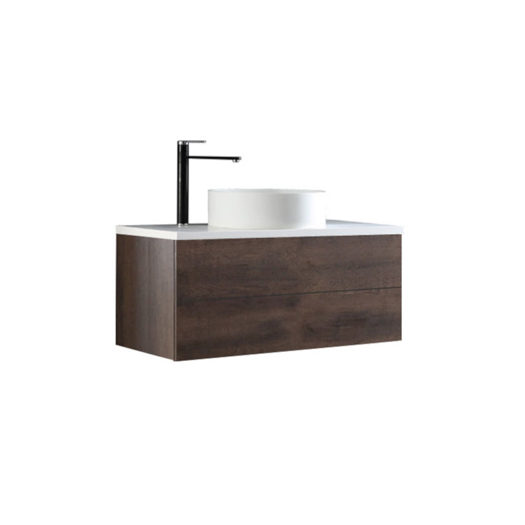 StoneArt Bathroom furniture Brugge BU-1001pro-6 dark oak 100x50