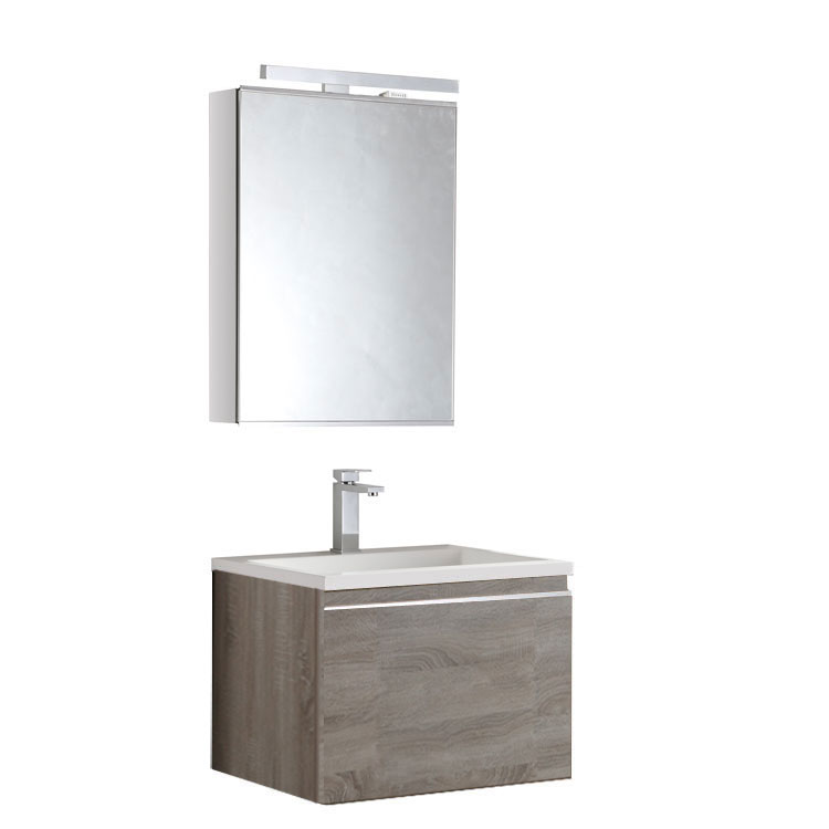 StoneArt Bathroom furniture set Milano ME-0600-1 light oak 60x45