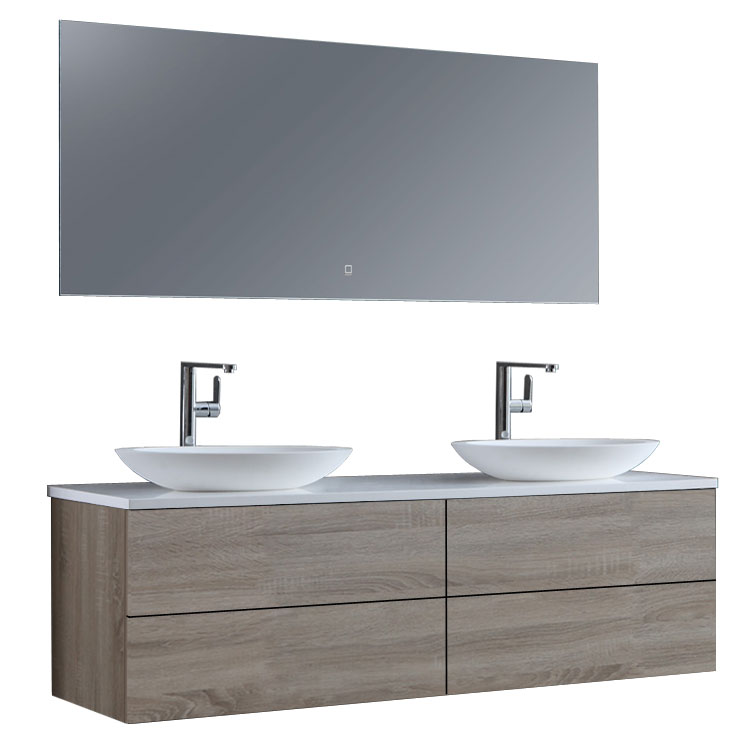 StoneArt Bathroom furniture set Brugge BU-1601pro-3 light oak 160x50