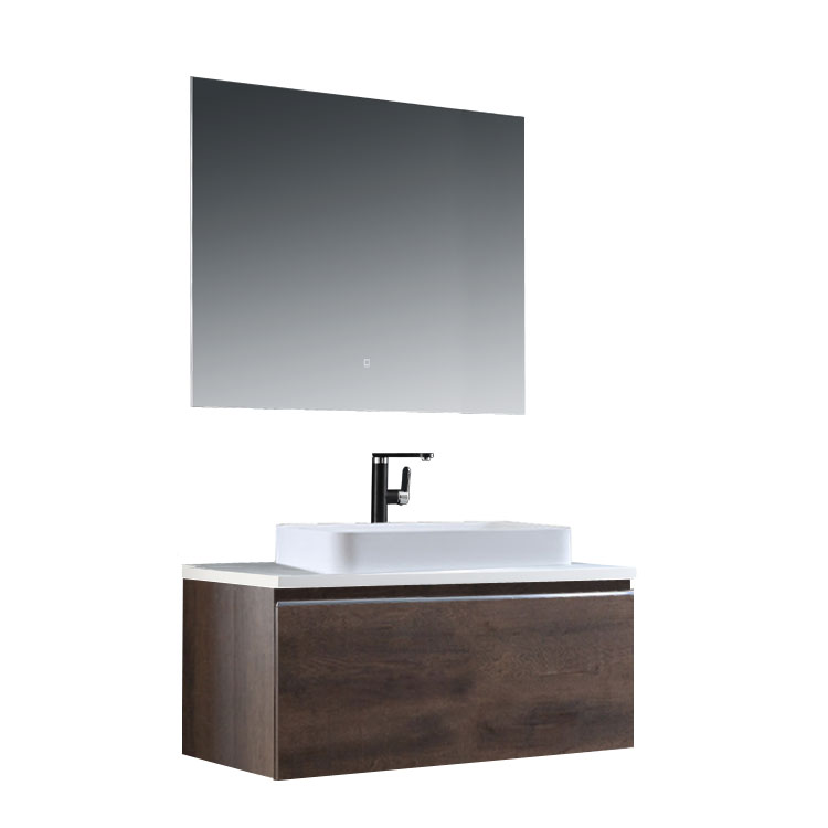 StoneArt Bathroom furniture set Milano ME-1000pro-5 dark oak 100x45