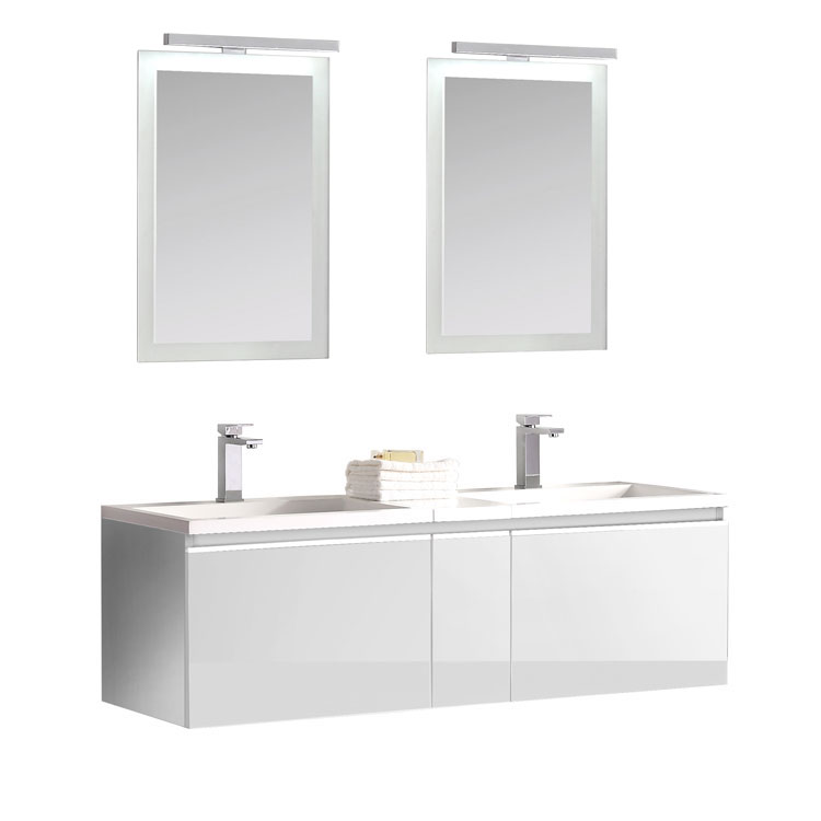 StoneArt Bathroom furniture set Milano ME-1400 white 140x45