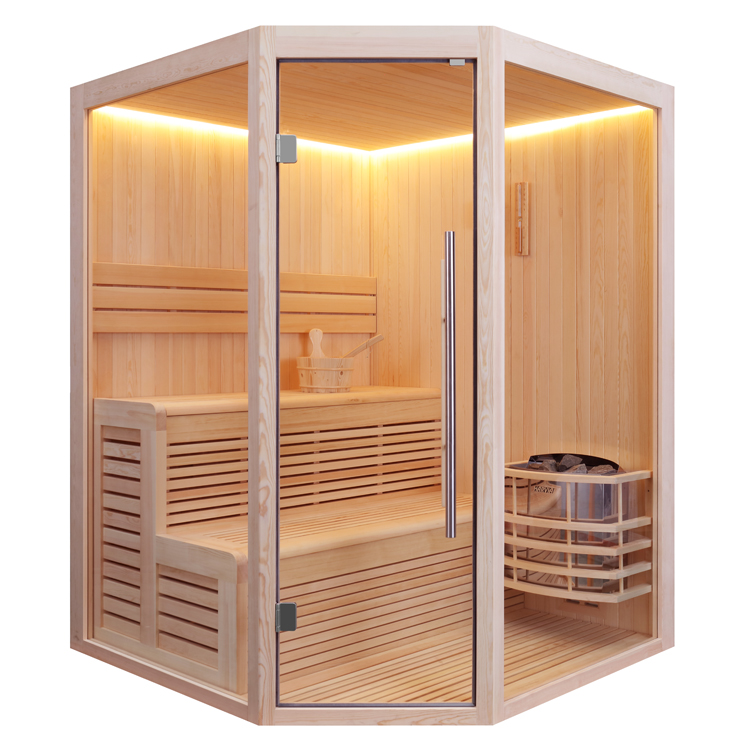 AWT sauna 1801B , pine,160x160,ohne saunaofen